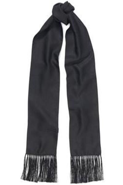 JANE CARR Jacquard Check Scarf-Scarves-Wardrobe Apparel